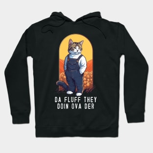 Funny Cat Farmer Meme Hoodie